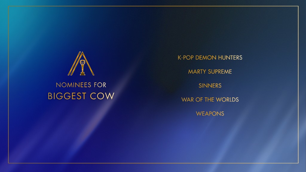 Nominations for Biggest Cow